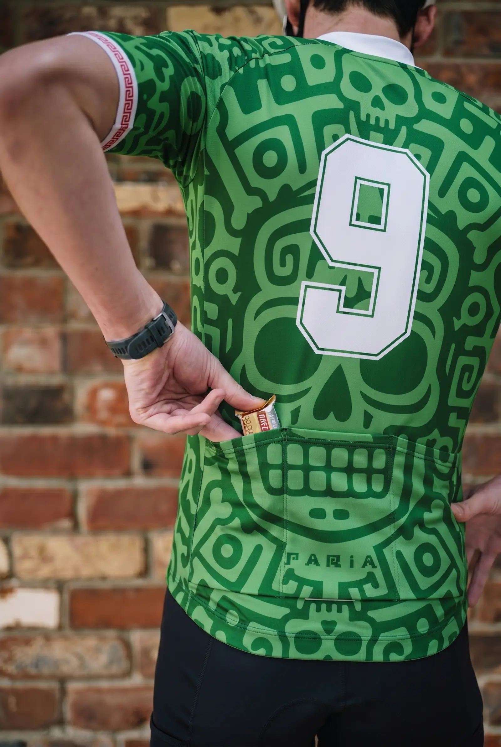 PARIA Mexico 26 Green Cycling Jersey | World Cup Inspired - Image 3