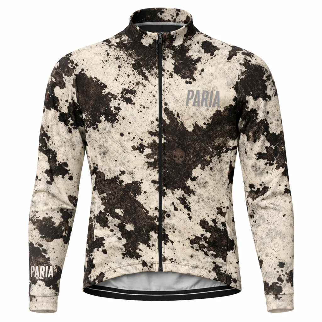 Women's Long Sleeve Cycling Jersey | Cow Print Cycling Apparel
